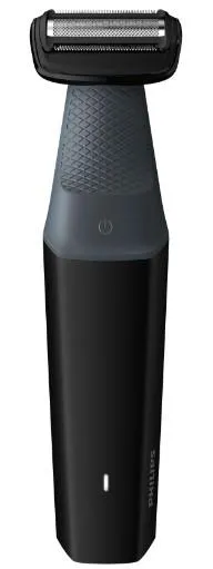 Триммер Philips Series 3001 для тела и интимных зон, акум., насадок-1, сталь, черный