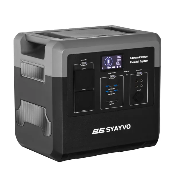 Портативная электростанция 2E Syayvo 2400 Вт, 2560 Вт/час, WiFi/BT фото №1