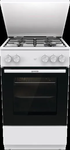 Плита Gorenje  газова, 70л, 50x60см, емальовані, з кришкою, білий