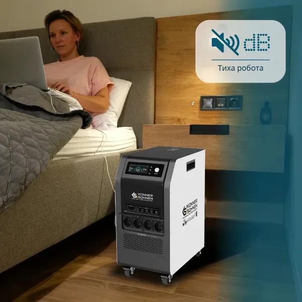 Купить Портативная электростанция Konner&Sohnen KS 5200PS, 5200Вт, 5120Вт·ч, LifePo4, UPS, 56кг