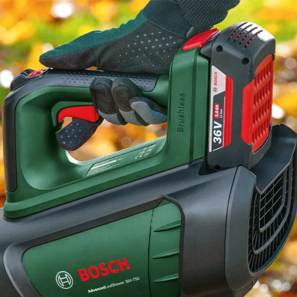 Заказать Воздуходув садовый аккумуляторный Bosch AdvancedLeafBlower 36В-750 АКБ 1х2А·час ЗП 200км/час 3.5кг с доставкой