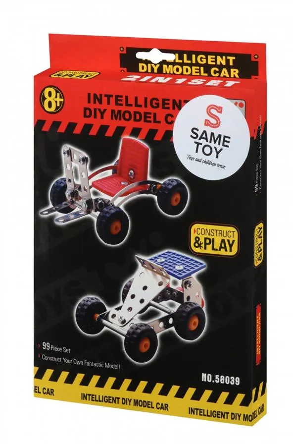 Конструктор металлический Same Toy Inteligent DIY Model Car 2в1 99эл.