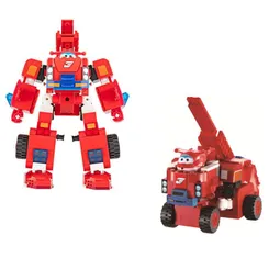 Конструктор-трансформер Super Wings Small Blocks 2в1 Buildable Transforming Vehicle Джетт (Jett) фото