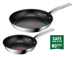 Набор сковородок Tefal Intuition, 2шт, 20/26см, нержавеющая сталь фото