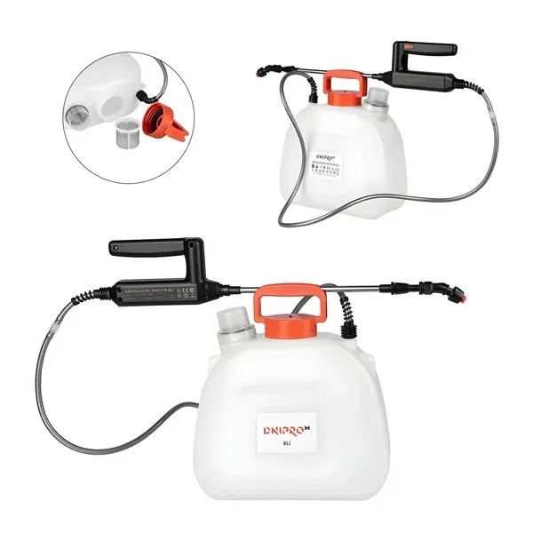 Аккумуляторный опрыскиватель Dnipro-M 5 Li /  Ранцевый садовый распылитель для обработки растений