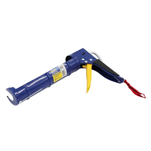 Пістолет для герметика 310 мм напіввідкритий Kubis 04-05-2002 з тріскачкою ціна в Україні