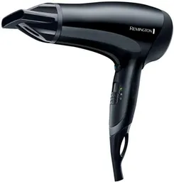 Фен Remington Power Dry 2000, 2000Вт, режимов-3, иониз-я, хол. обдув, эко режим, черный фото