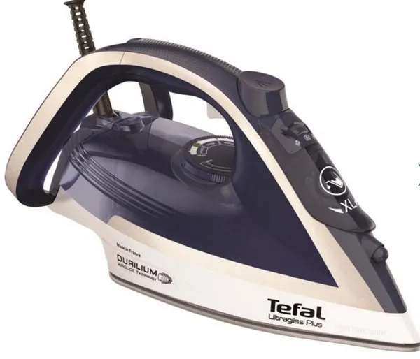 Утюг Tefal Ultragliss Plus, 2800Вт, 270мл, паровой удар -260гр, постоянный пар - 50гр, керам. подошва, синий