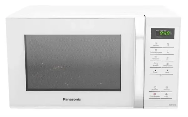 Микроволновая печь Panasonic, 25л, 800Вт, дисплей, откр. ручкой, белый