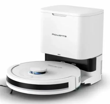 Робот-пылесос Rowenta моющий X-Plorer Serie 90 +, 60000ПаВт, h=9.7см, влажная уборка, мешок-0.29л, конт пыль -0.26л, автон. раб. до 270мин, белый