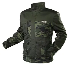 Куртка робоча Neo Tools Camo, візерунок моро, XL(54), камуфляж фото