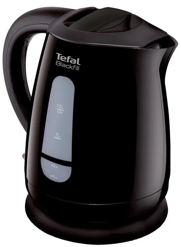 Электрочайник Tefal Express 1.5л, пластик, глянецевый черный