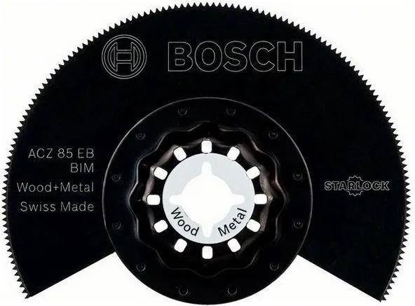 Диск пиляльний сегментований Bosch PRO StarlockBIM Wood Met ACZ85EB