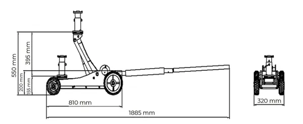 Домкрат для позашляховиків Holzmann OWH3.0 купити в Україні