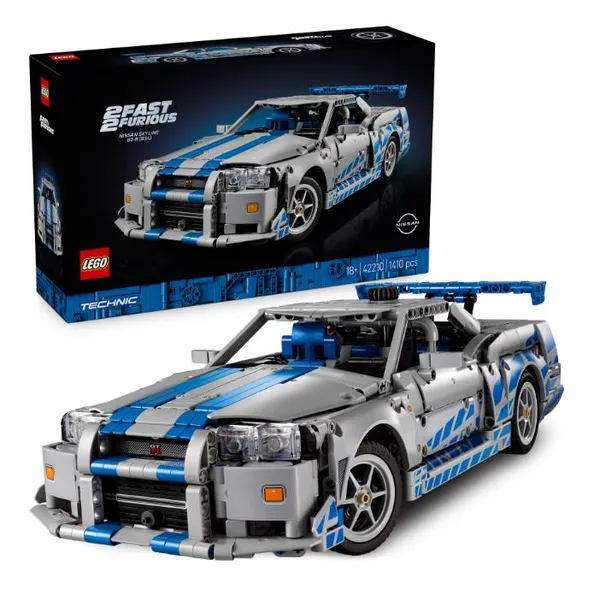 Конструктор LEGO Technic Подвійний форсаж Автомобіль Nissan Skyline GT-R (R34)