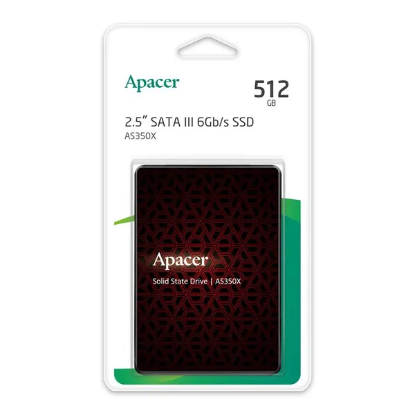 Накопичувач SSD Apacer 2.5"  512GB  SATA AS350X