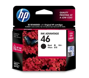 Картридж HP No.46 Ultra Ink Advantage Black