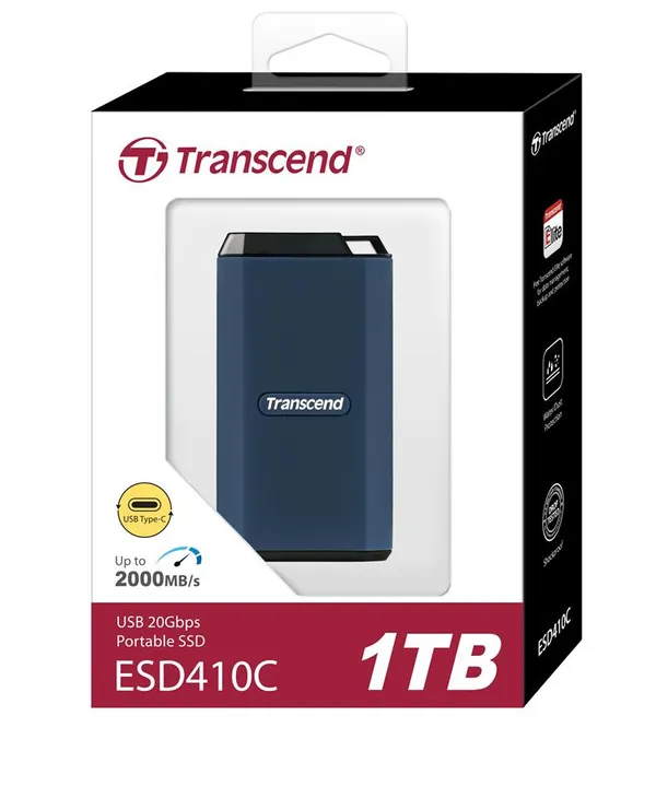 Портативний SSD Transcend 1TB USB 3.2 Gen 2x2 Type-C ESD410C