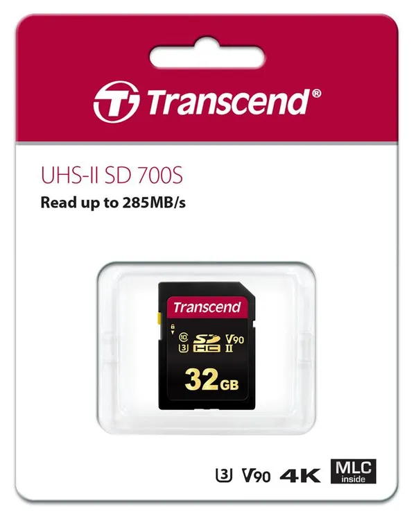 Карта пам'яті Transcend SD  32GB C10 UHS-II U3 R285/W220MB/s 4K