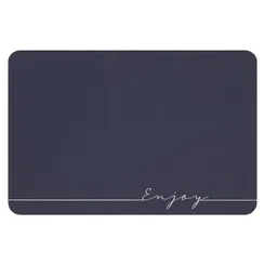 Коврик ARDESTO Vigor с нескользящим основанием 40х60см, полиэстер, серый темный фото