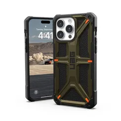 Чохол UAG для iPhone 15 Pro Max, Monarch, Kevlar Elemental Green фото