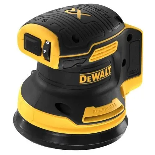 Шлифмашина эксцентриковая DeWalt 18В XR Li-lon бесщеточная 8000-12000об·мин 125мм амплитуда 2.6мм 0.93кг без АКБ и ЗП