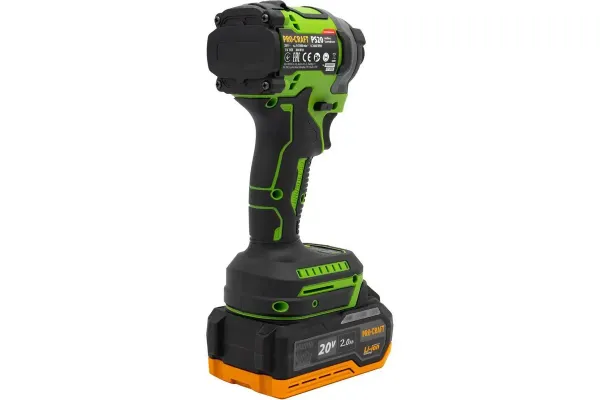 Купити Безщітковий акумуляторний гвинтоверт Procraft PS20 (1 АКБ 2 А/год)