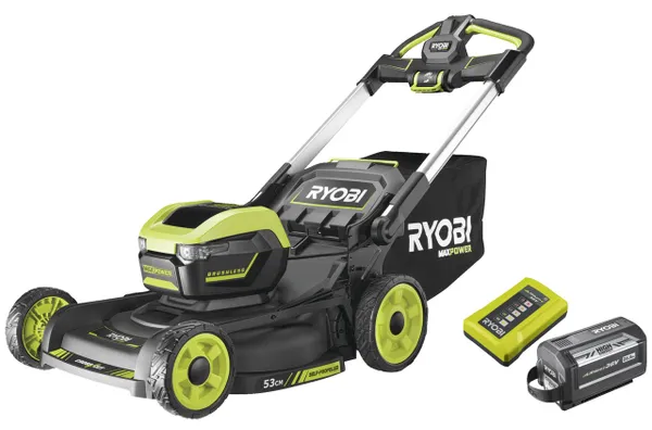 Газонокосилка аккумуляторная Ryobi RY36LMXSP53A-160 (АКБ+ЗУ) фото №1