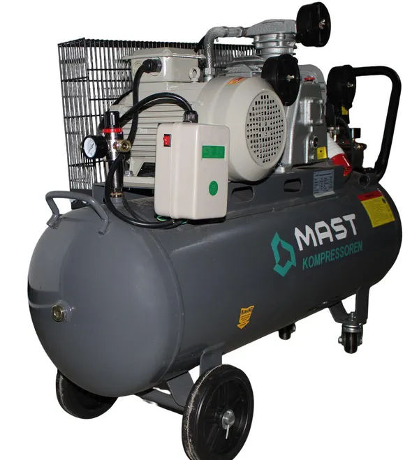 Поршневий компресор MAST TA65/100L 400V 12.5BAR ціна в Україні