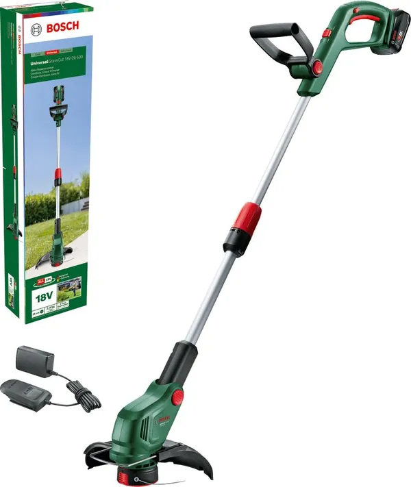 Тример садовий акумуляторний Bosch UniversalGrassCut 18V-26-500  1хА·год 26см ЗП AL 18V-20 3.5кг