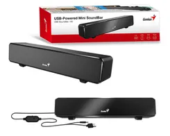 Акустическая система Genius SOUNDBAR 100, 1.0, USB-А, mini-jack, черный фото