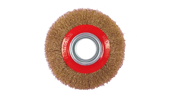 Щітка дискова 150*32мм гофр. + адаптери