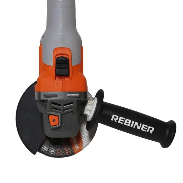 Безщіткова акумуляторна болгарка 125 мм, 20 В Rebiner RAG-125BL/20Li (без АКБ та ЗП) відгуки