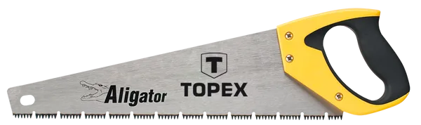 Ножівка по дереву TOPEX Aligator, 400мм, 7TPI