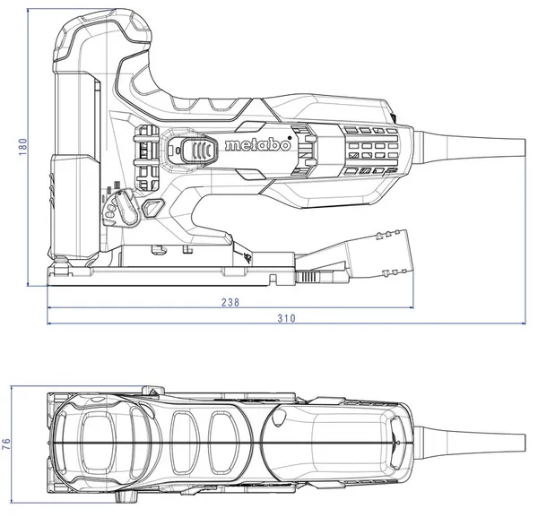 Лобзик Metabo STE 100 Quick, 710Вт, 1000-3100об/мин, 2кг. купить в Украине