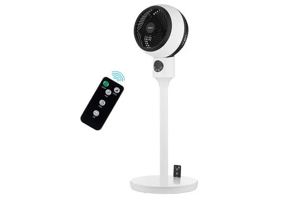 Вентилятор ARDESTO напольный, 50Вт, пульт ДУ, дисплей, черно-белый