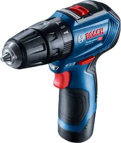 Шурупокрут-дриль ударний акумуляторний Bosch GSB 12V-30 12В 2х2А·год 18·30Нм 0-420·1600об·хв кейс 0.82кг фото