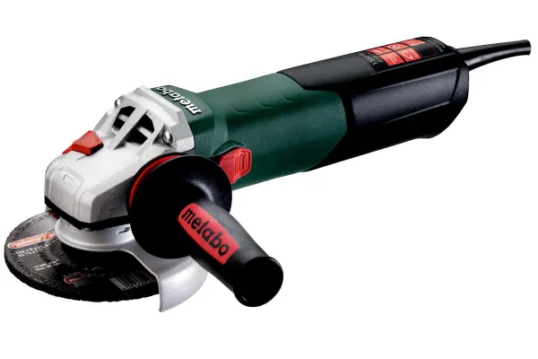 Шлифмашина угловая Metabo WEVA 15-125 QUICK, 125мм, 1550Вт, 2800-11000об/мин, М14, 2.5кг