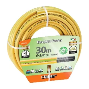 Шланг поливальний 5/8" 30м Flexyfort Green, жовтий з зел. полосою