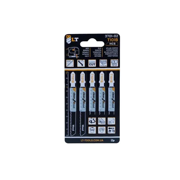Пилки для лобзика LT-T101B 5 шт. (3701-02)