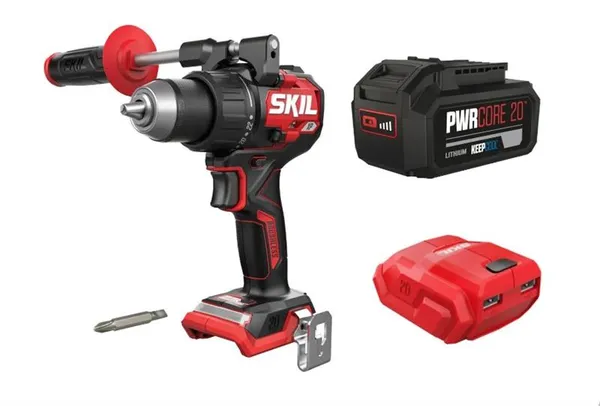 Шурупокрут-дриль акумуляторний SKIL 3080 CA XP 20В 1х5А·год 130Нм 600·2100об·хв 1.55кг