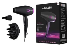 Фен Ardesto Violet PRO HD-Y221PRO / 1750-2100Вт/2 скорости/ 3 темп.режима/диффузор/черный фото