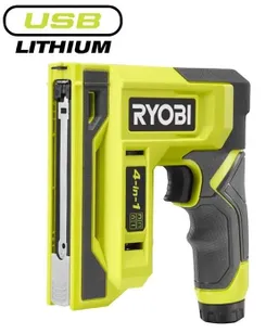Гвоздезабиватель аккумуляторный Ryobi USB Lithium RST4-0 4В гвозди до 15мм 0.8кг без АКБ и ЗУ фото