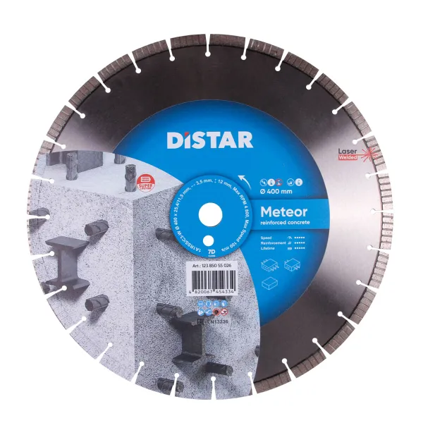 Круг алмазный отрезной Distar 1A1RSS 400 Meteor фото №1