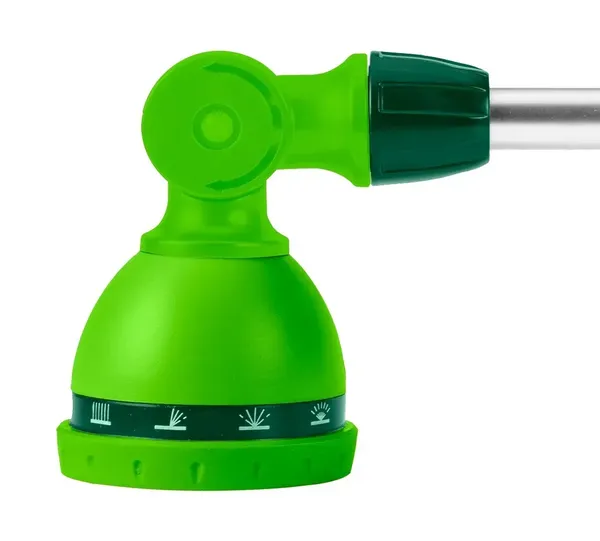 Купить Ороситель ручной Verto, 1/2"-3/4", штанга 77-113см, 10 функций, плавная регулировка напора воды большим пальцем, держатель двухкомпонентный