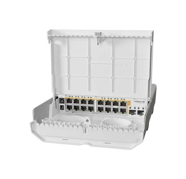 Коммутатор MikroTik Cloud Router Switch netPower 16P CRS318-16P-2S+OUT