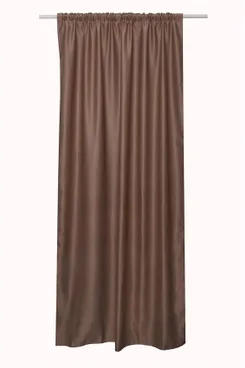Штора ARDESTO 150х270см, блэкаут, 100% полиэстер, коричневый фото