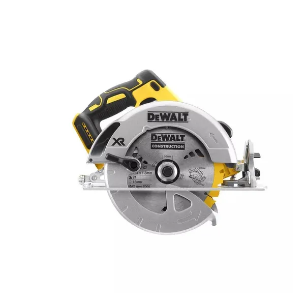 Пила дисковая акмуляторная DeWalt 18В XR 184х16мм 5500об·мин 3.6кг без АКБ и ЗП цена в Украине
