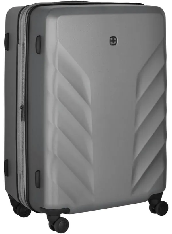 Заказать Чемодан Wenger, Motion, средний, пластик, 4 колеса, серый с доставкой