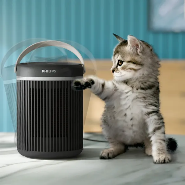 Тепловентилятор Philips Series 3000, 20м2, 2000Вт, электр. упр-ние, керамич. нарев.элемент , Wi-Fi, темно-серый отзывы